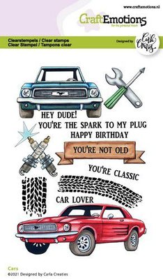 CraftEmotions clearstamps A6 - Cars Carla Creaties (06-21)