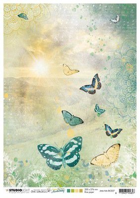Studio Light Rice Paper Jenine's New Awakening nr.07 JMA-NA-RICE07 A4  (06-21)