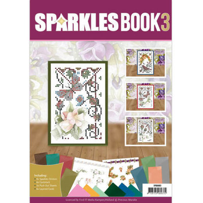 SPDOA6003 Sparkle Book A6 - 3 - Precious Marieke - Roses