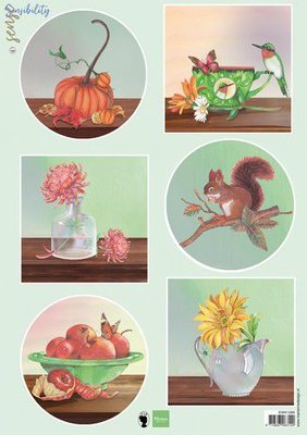 EWK1289 Marianne D Decoupage Herfst A4