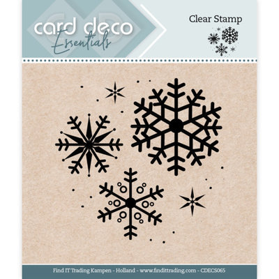 CDECS065 Card Deco Essentials - Clear Stamps - Snowflake