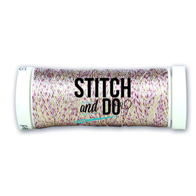 SDCDS20 Stitch and Do Sparkles Embroidery Thread - Multicolor Red