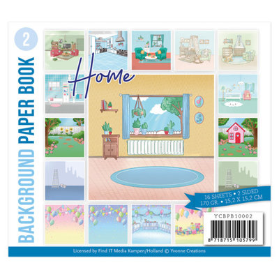 YCBPB10002 Background Paper Book 2  - Yvonne Creations - Home