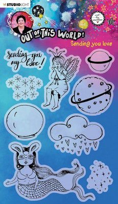 Studio Light Clear Stamp ABM Out of this World nr.72 ABM-OOTW-STAMP72 A5 (09-21)