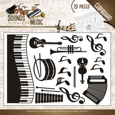 ADCB1001 Amy Design - Chipboard Sounds of Music