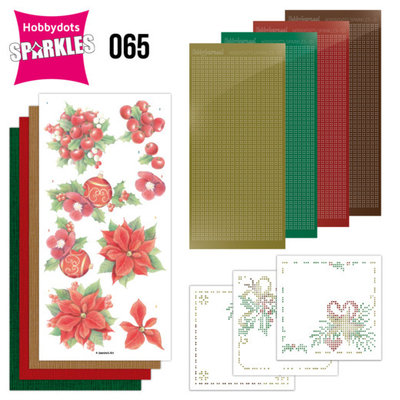 Sparkles Set 65 - Jeanine's Art - Christmas Red Flowers