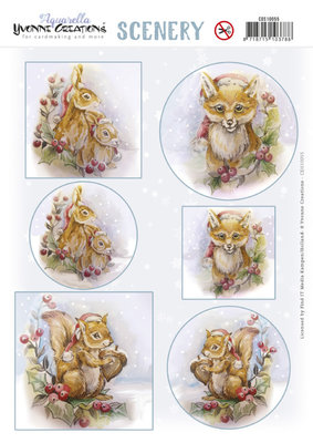 CDS10055 Scenery - Yvonne Creations - Aquarella - Fox