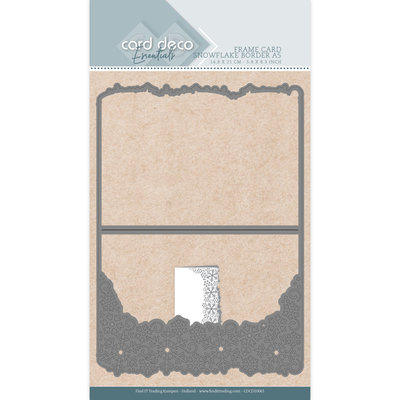 CDCD10061 Card Deco Essentials Frame Dies - Snowflake Border A5