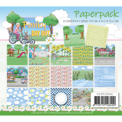 YCPP10044 Paperpack - Yvonne Creations - Funky Day Out