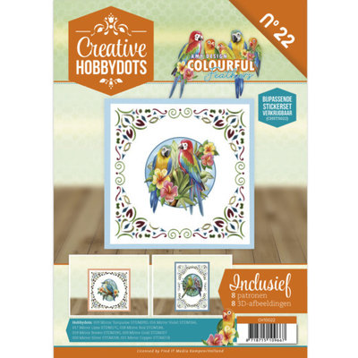 CH10022 Creative Hobbydots 22 - Amy Design - Colourful Feathers