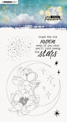 Studio Light Clear Stamp Moon Flower nr.132 SL-MFL-STAMP132 105x148 mm (11-21)