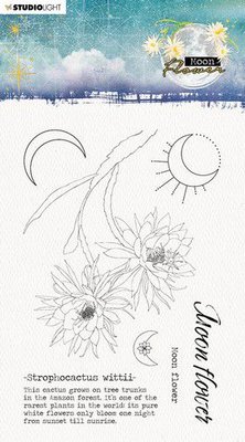 Studio Light Clear Stamp Moon Flower nr.134 SL-MFL-STAMP134 105x148 mm (11-21)