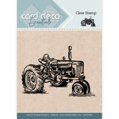 CDECS083 Card Deco Essentials Clear Stamps - Tractor