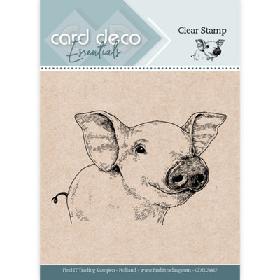 CDECS082 Card Deco Essentials Clear Stamps - Pig