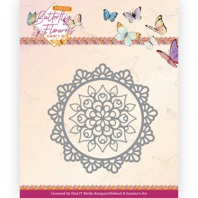 JAD10150 Dies - Jeanine's Art - Perfect Butterfly Flowers - Flower Circle