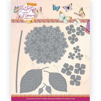 JAD10147 Dies - Jeanine's Art - Perfect Butterfly Flowers - Hydrangea