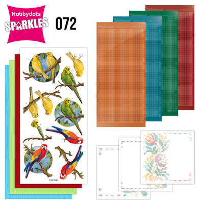 Sparkles Set 72 - Amy Design - Tropical Parrots
