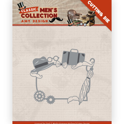 ADD10266 Dies - Amy Design  Classic men's Collection - Travel Frame