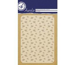 Aurelie Flock Of Birds Background Embossing Folder (AUEF1018)