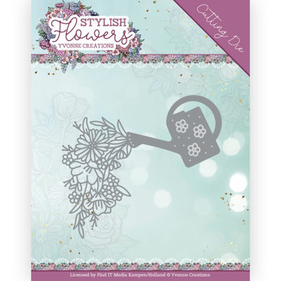 YCD10268 Dies - Yvonne Creations - Stylisch Flowers - Watering Can