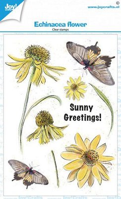Joy! Crafts Clearstamp - Bloem zonnehoed - Echinacea A6 (04-22)
