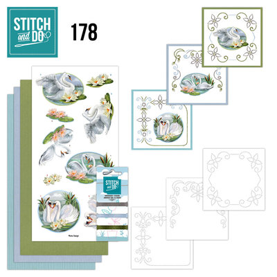 STDO178 Stitch and Do 178 - Amy Design - Elegant Swans