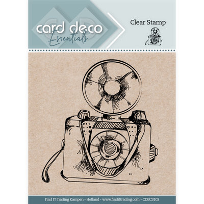 CDECS102 Card Deco Essentials Clear Stamps - Camera