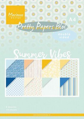 Marianne D Paper pad Summer vibes PK9179 A4 (06-22)
