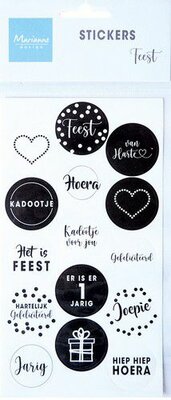 Marianne D Stickers - Feest - (NL) CA3167 11x25cm (07-22)
