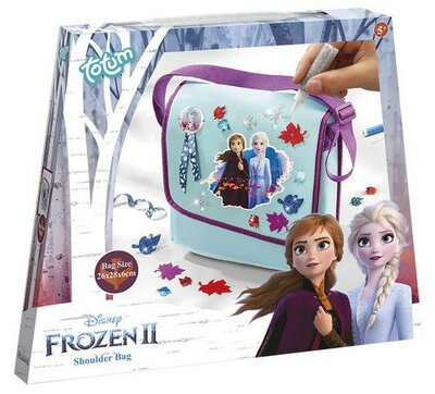 Totum kinder hobbyset Frozen 2 schoudertas versieren 682061 29,5x24,5x4cm 5+