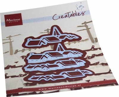 Marianne D Craftable Tiny's Snowy Dorp LR0777 110x160mm (09-22)