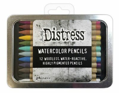 Ranger Tim Holtz Distress Watercolor Pencils 12 st Kit #1 TDH76308 Tim Holtz (09-22)