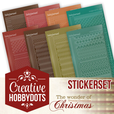 CHSTS030 Creative Hobbydots stickerset 30 - Yvonne Creations - The Wonder of Christmas