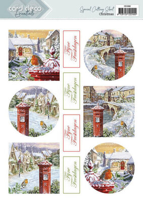 CD11892 3D Cutting Sheets - Card Deco Essentials - Christmas - Dutch