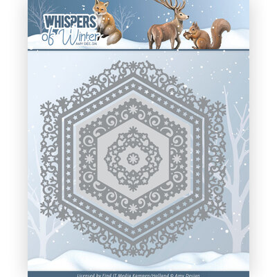 ADD10290 Dies - Amy Design – Whispers of Winter - Winter Hexagon