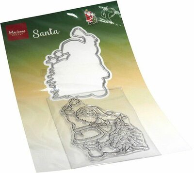 Marianne D Clear Stamps & Die Hetty's Santa HT1669 12x21cm (11-22)