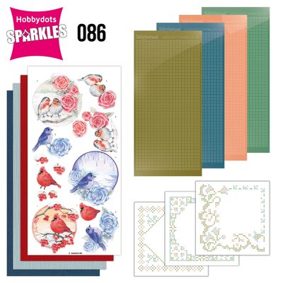 SPDO086 Sparkles Set 86 - Jeanine's Art - Christmas Birds