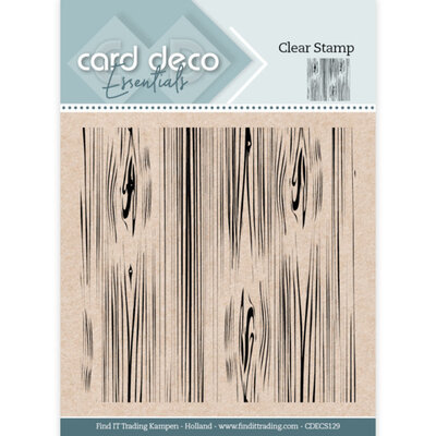 CDECS129 Card Deco Essentials Clear Stamps - Wood