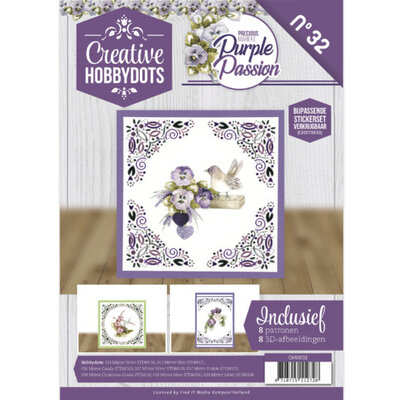 CH10032 Creative Hobbydots 32 - Precious Marieke - Purple Passion