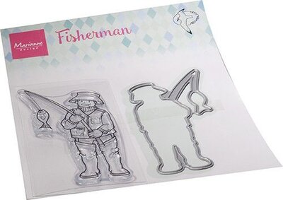 Marianne Design Clear Stamps hetty's Fisherman HT1663