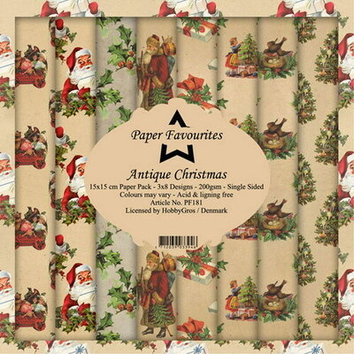 Dixi Craft Designpapier 15x15cm Antique Christmas