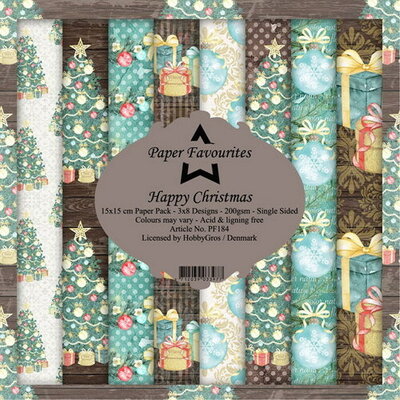 Dixi Craft Designpapier 15x15cm Happy Christmas