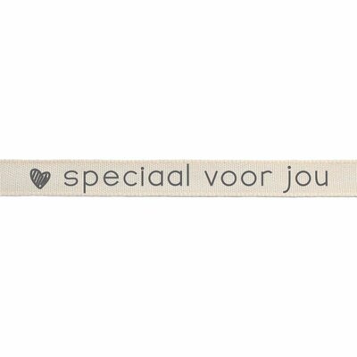 Vaessen Creative • Ribbon 2mx15mm NL Speciaal Voor Jou