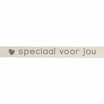 Vaessen Creative • Ribbon 2mx15mm NL Speciaal Voor Jou