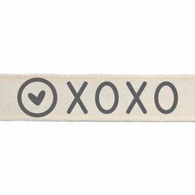 Vaessen Creative • Ribbon 2mx15mm NL xoxo