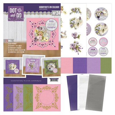 DODOOC10024 Dot and Do on Colour 24 - Precious Marieke - Purple Passion
