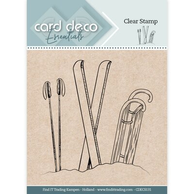 CDECS131 Card Deco Essentials Clear Stamps - Snow stuff