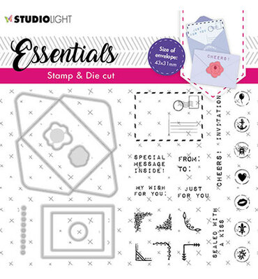 Studio Light Stamp & Cutting Die Essentials nr.57 BASICSDC57 A6