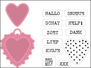 Marianne Design - Die - Collectables - Candy hearts NL - COL1306