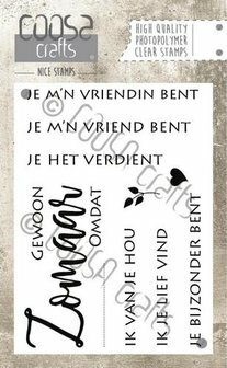COC-023 COOSA CRAFTS CLEARSTAMPS A7 - ZOMAAR A7 (NL) COC-023